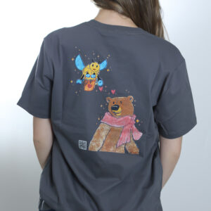 Camiseta Cinza - HA Abelha Urso